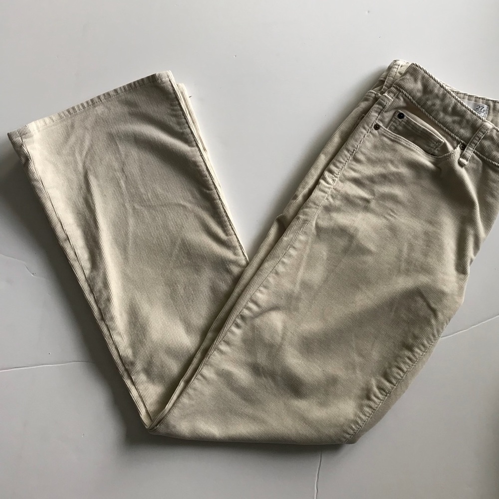 GAP corduroy perfect boot cut cream/off white